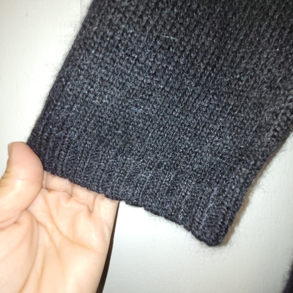 Theory Mirna Warmth Wool Cashmere Black Turtleneck Sweater Dress Tunic S… - Picture 7 of 16